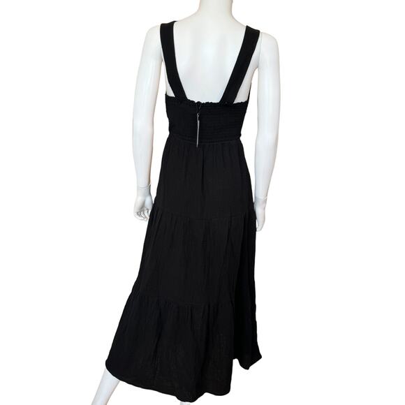 * New ~ STEVE MADDEN ~Amira Tiered Cotton Midi Dress Size S - Picture 5 of 8